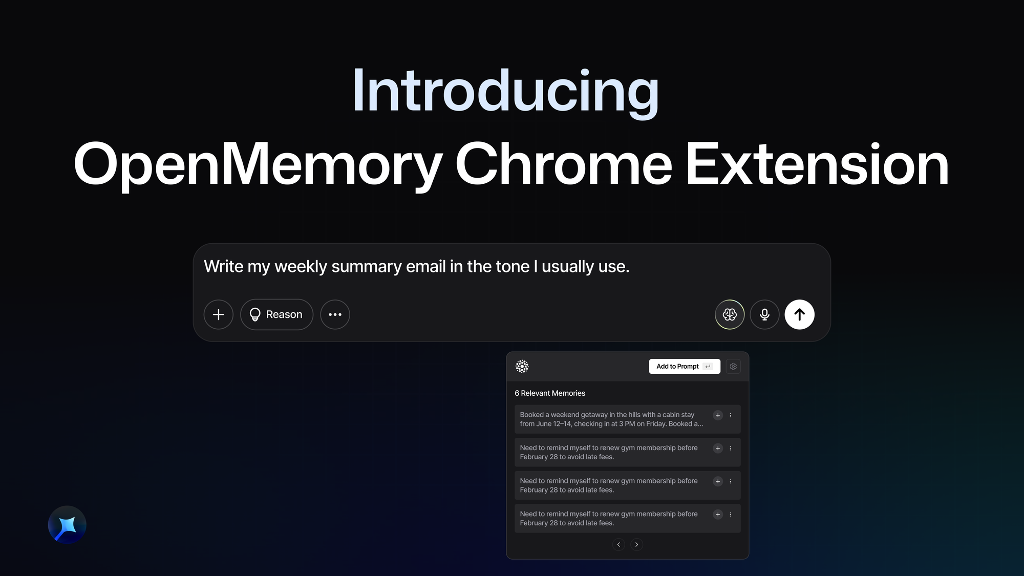 Introducing the OpenMemory Chrome Extension